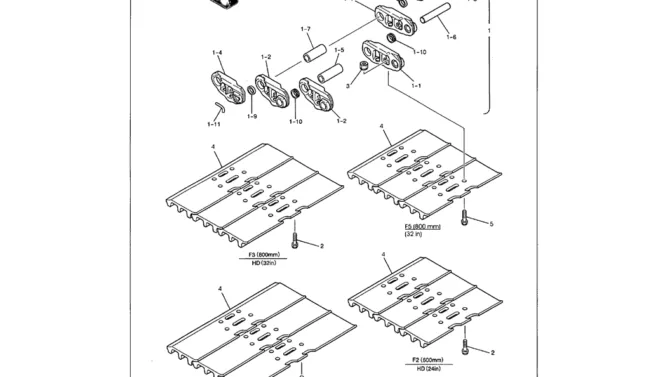 02-009 SHOE ASSEMBLY-Kobelco SK480LC-6E SK480-6S SK480LC-6 SK450-6 Excavator Parts Number Electronic Catalog EPC Manuals