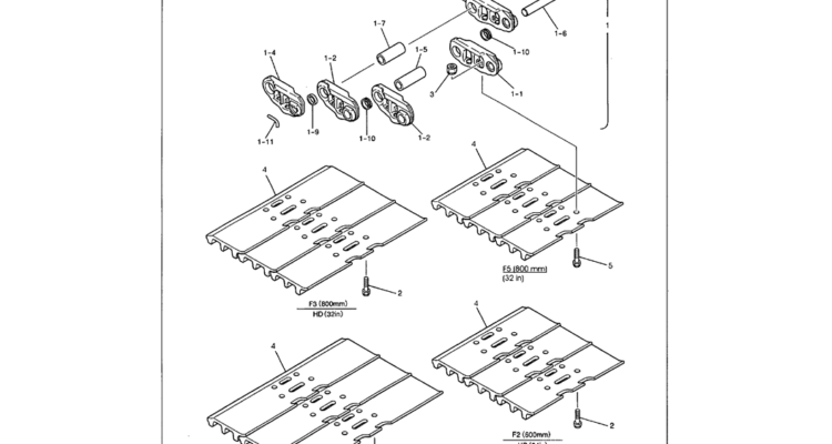 02-009 SHOE ASSEMBLY-Kobelco SK480LC-6E SK480-6S SK480LC-6 SK450-6 Excavator Parts Number Electronic Catalog EPC Manuals