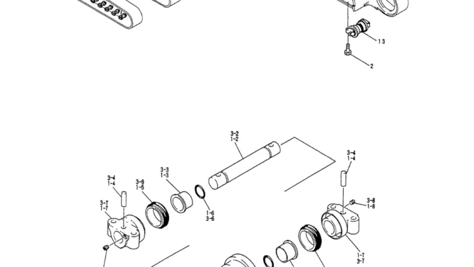 02-010 ROLLER ASSY (FOR LONG CRAWLER)-Kobelco SK120LC-5 SK120-V SK120LC-3 Excavator Parts Number Electronic Catalog EPC Manuals