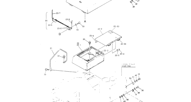 02-011(02) GUARD ASSY P/N 24100J15139F1, F4-Kobelco SK220LC-3 SK250LC SK220-3 Excavator Parts Number Electronic Catalog EPC Manuals