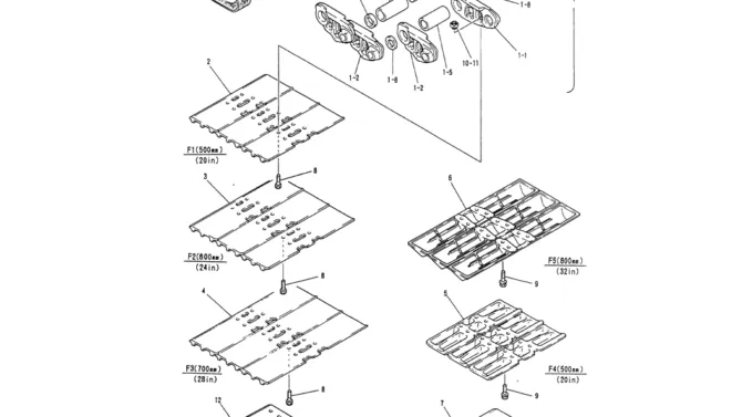 02-013 SHOE ASSY-Kobelco SK120LC-5 SK120-V SK120LC-3 Excavator Parts Number Electronic Catalog EPC Manuals