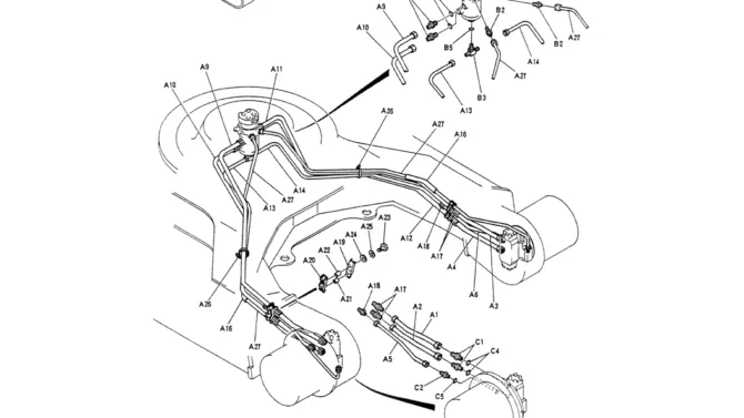 02-014HYD LINES, LOW-Kobelco SK200-3 SK200LC-5 SK200 Excavator Parts Number Electronic Catalog EPC Manuals