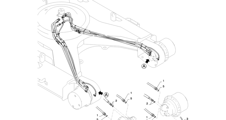 02-015(00)HYD LINES, PROPEL-SK235SR-2 SK235SRLC-2 SK235SR Kobelco Excavator Parts Number Electronic Catalog EPC Manuals