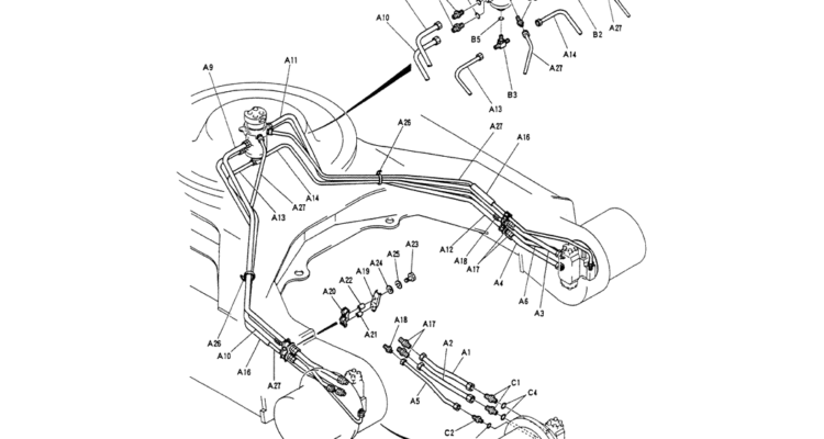 02-015HYD LINES, LOW (LONG CRAWLER)-Kobelco SK200-3 SK200LC-5 SK200 Excavator Parts Number Electronic Catalog EPC Manuals