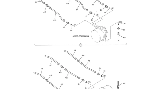 02-018(02) LOWER HYDRAULIC LINES (HIGH AND WIDE)-SK200-6E SK210LC-6E SK200-6ES SK200LC-6E Kobelco Excavator Parts Number Electronic Catalog EPC Manuals