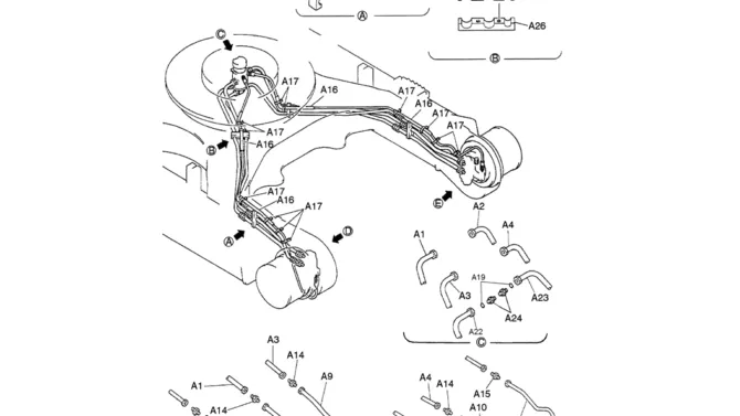 02-020 LOWER HYDRAULIC LINES (HIGH AND WIDE)-SK330LC-6E SK330-6E SK350LC-6E Kobelco Excavator Parts Number Electronic Catalog EPC Manuals