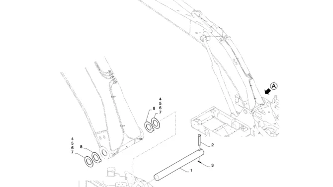 03-001(00)BOOM INSTALL-SK235SR-2 SK235SRLC-2 SK235SR Kobelco Excavator Parts Number Electronic Catalog EPC Manuals