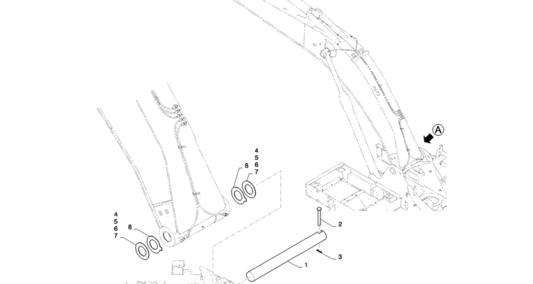 03-001(00)BOOM INSTALL-SK235SR-2 SK235SRLC-2 SK235SR Kobelco Excavator Parts Number Electronic Catalog EPC Manuals