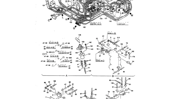 03-003(01) REMOTE-CONTROL ASSY (WRIST) P/N 24100J15271F1-Kobelco SK220LC-3 SK250LC SK220-3 Excavator Parts Number Electronic Catalog EPC Manuals