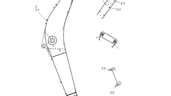 03-006 BOOM ASSEMBLY MASS EXCAVATOR (NIBBLER AND BREAKER)-SK330LC-6E SK330-6E SK350LC-6E Kobelco Excavator Parts Number Electronic Catalog EPC Manuals