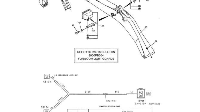 03-006(01) WORK LIGHT INSTALLATION (HOBBS)-SK200-6E SK210LC-6E SK200-6ES SK200LC-6E Kobelco Excavator Parts Number Electronic Catalog EPC Manuals