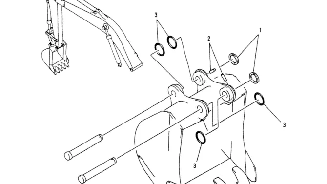03-007BUCKET INSTAL (LONG RANGE)-Kobelco SK200-3 SK200LC-5 SK200 Excavator Parts Number Electronic Catalog EPC Manuals
