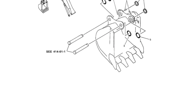 03-010 BUCKET INSTALLATION-SK200-6E SK210LC-6E SK200-6ES SK200LC-6E Kobelco Excavator Parts Number Electronic Catalog EPC Manuals