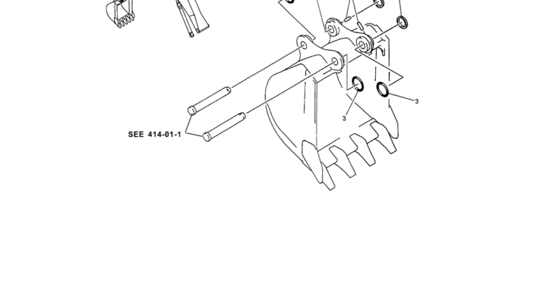 03-010 BUCKET INSTALLATION-SK200-6E SK210LC-6E SK200-6ES SK200LC-6E Kobelco Excavator Parts Number Electronic Catalog EPC Manuals