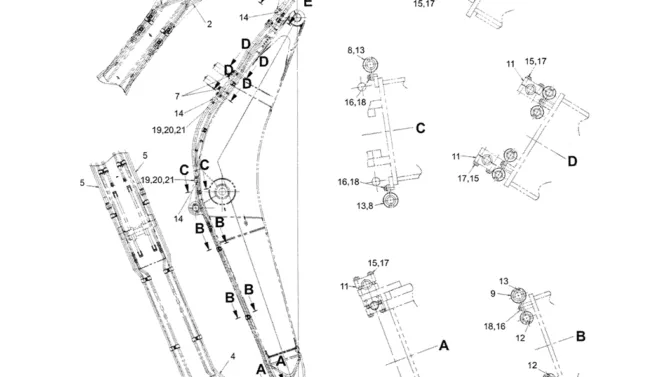 03-015 BOOM HYDRAULIC LINES, MASS EXCAVATOR (NIBBLER AND BREAKER) (OPTIONAL)-SK330LC-6E SK330-6E SK350LC-6E Kobelco Excavator Parts Number Electronic Catalog EPC Manuals