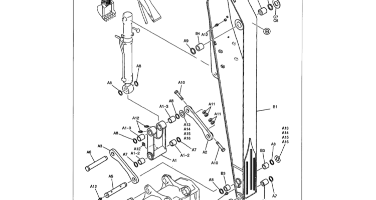 03-016 MASS EXCAVATOR ARM ASSEMBLY P/N LS12BU0003F1-Kobelco SK480LC-6E SK480-6S SK480LC-6 SK450-6 Excavator Parts Number Electronic Catalog EPC Manuals 03-015 ARM ASSEMBLY 3.45M (11FT 4IN) HEAVY DUTY-Kobelco SK480LC-6E SK480-6S SK480LC-6 SK450-6 Excavator Parts Number Electronic Catalog EPC Manuals