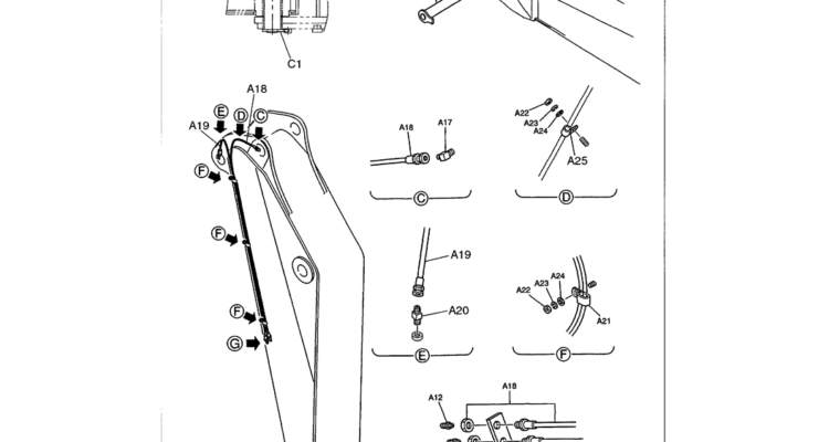 03-017 MASS EXCAVATOR ARM ASSEMBLY P/N LS12BU0003F1-Kobelco SK480LC-6E SK480-6S SK480LC-6 SK450-6 Excavator Parts Number Electronic Catalog EPC Manuals