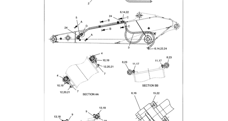 03-019 ARM HYDRAULIC LINES 3.45 M (11 FT. 4 IN.) NIBBLER AND BREAKER-Kobelco SK480LC-6E SK480-6S SK480LC-6 SK450-6 Excavator Parts Number Electronic Catalog EPC Manuals