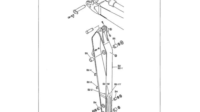 03-023 ARM ASSEMBLY 3.3M (10 FT - 4 IN) HEAVY DUTY-SK330LC-6E SK330-6E SK350LC-6E Kobelco Excavator Parts Number Electronic Catalog EPC Manuals