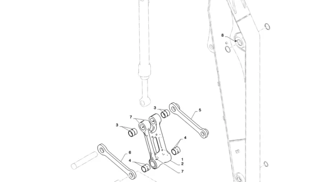 03-024(01)ARM GROUP-SK235SR-2 SK235SRLC-2 SK235SR Kobelco Excavator Parts Number Electronic Catalog EPC Manuals