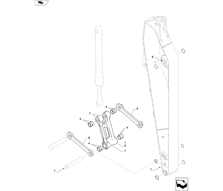 03024(01)ARM GROUPSK235SR2 SK235SRLC2 SK235SR Kobelco Excavator