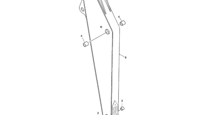 03-026 ARM ASSEMBLY, LONG ARM ROTATION-SK330LC-6E SK330-6E SK350LC-6E Kobelco Excavator Parts Number Electronic Catalog EPC Manuals