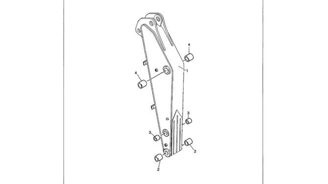 03-027 ARM ASSEMBLY 2.2M (7 FT - 6 IN) MASS EXCAVATOR-SK330LC-6E SK330-6E SK350LC-6E Kobelco Excavator Parts Number Electronic Catalog EPC Manuals