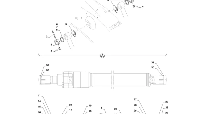 03-029(02)CYLINDER INSTALL (BOOM)-SK235SR-2 SK235SRLC-2 SK235SR Kobelco Excavator Parts Number Electronic Catalog EPC Manuals