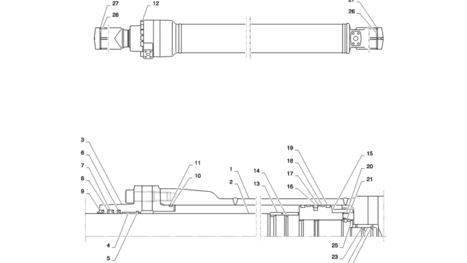 03-030(02)CYLINDER INSTALL (ARM)-SK235SR-2 SK235SRLC-2 SK235SR Kobelco Excavator Parts Number Electronic Catalog EPC Manuals