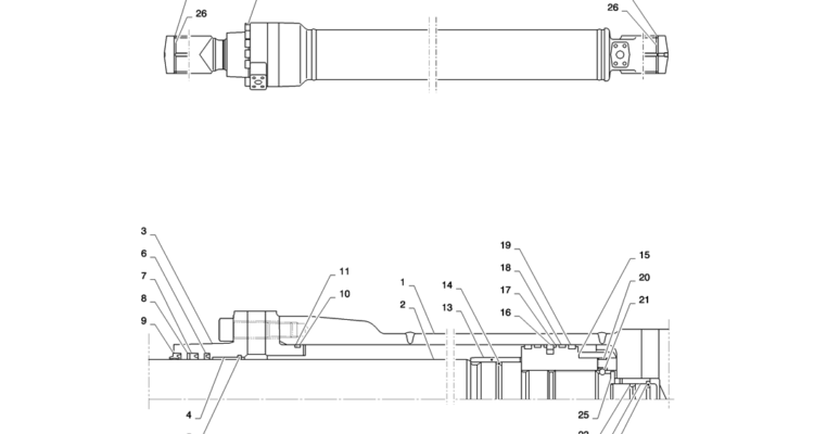 03-030(02)CYLINDER INSTALL (ARM)-SK235SR-2 SK235SRLC-2 SK235SR Kobelco Excavator Parts Number Electronic Catalog EPC Manuals