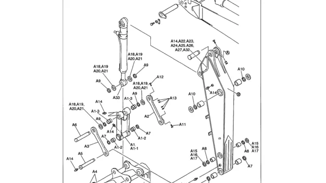 03-032 ARM GROUP SHORT-SK330LC-6E SK330-6E SK350LC-6E Kobelco Excavator Parts Number Electronic Catalog EPC Manuals