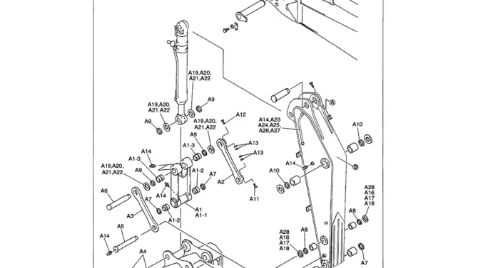 03-033 ARM GROUP MASS EXCAVATOR-SK330LC-6E SK330-6E SK350LC-6E Kobelco Excavator Parts Number Electronic Catalog EPC Manuals
