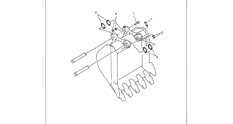 03-034 BUCKET INSTALLATION-SK330LC-6E SK330-6E SK350LC-6E Kobelco Excavator Parts Number Electronic Catalog EPC Manuals