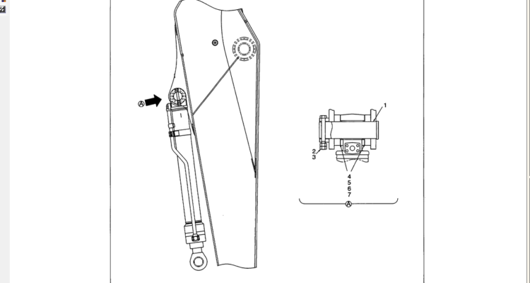 03 045 BUCKET CYLINDER INSTALLATION