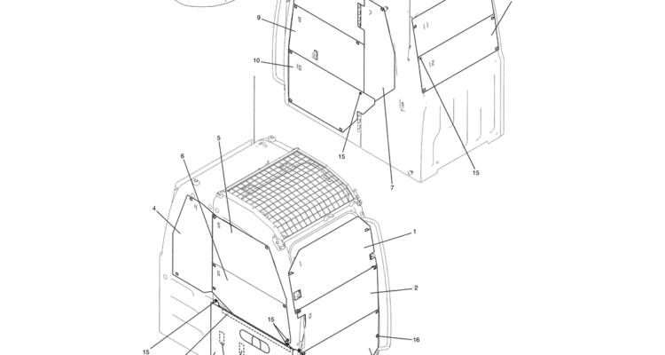 05-001(00)VANDAL GUARDS-SK235SR-2 SK235SRLC-2 SK235SR Kobelco Excavator Parts Number Electronic Catalog EPC Manuals