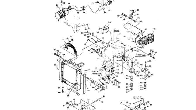 05-002 POWER-PLANT ASSY P/N 24100J15118F1, F3-Kobelco SK220LC-3 SK250LC SK220-3 Excavator Parts Number Electronic Catalog EPC Manuals