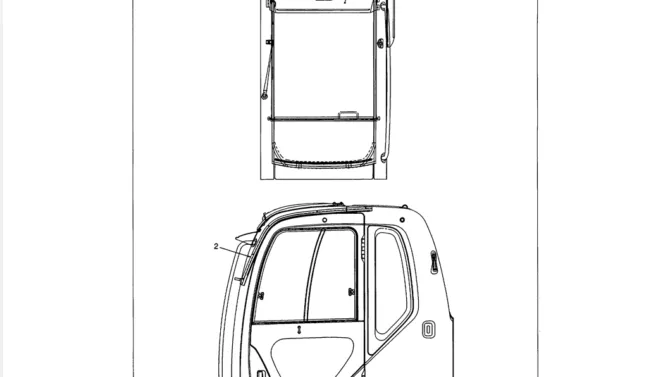 05-003 SUN VISOR ASSEMBLY-SK330LC-6E SK330-6E SK350LC-6E Kobelco Excavator Parts Number Electronic Catalog EPC Manuals
