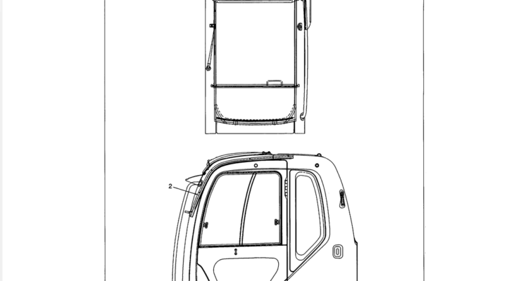 05-003 SUN VISOR ASSEMBLY-SK330LC-6E SK330-6E SK350LC-6E Kobelco Excavator Parts Number Electronic Catalog EPC Manuals