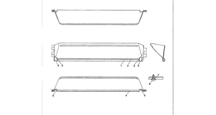 05-004 ROOF SUN VISOR-SK330LC-6E SK330-6E SK350LC-6E Kobelco Excavator Parts Number Electronic Catalog EPC Manuals