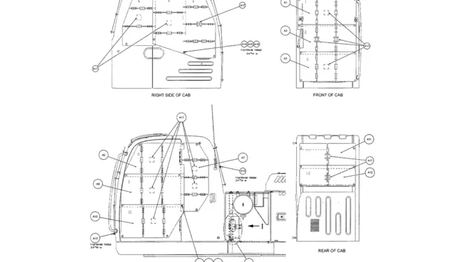 05-004(01) CAB VANDALISM GUARD-SK200-6E SK210LC-6E SK200-6ES SK200LC-6E Kobelco Excavator Parts Number Electronic Catalog EPC Manuals