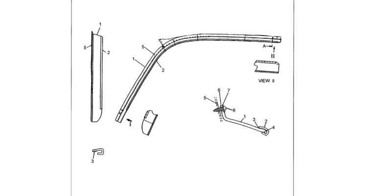 05-005 RAIN GUTTER SUNVISOR-Kobelco SK480LC-6E SK480-6S SK480LC-6 SK450-6 Excavator Parts Number Electronic Catalog EPC Manuals