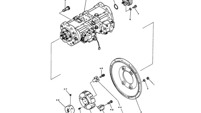 05-006 PUMP ASSY, CONNECT P/N 24100N7693F1, F2-Kobelco SK220LC-3 SK250LC SK220-3 Excavator Parts Number Electronic Catalog EPC Manuals