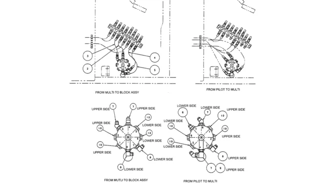 05-006(01) REMOTE CONTROL LINES (MULTI)-SK200-6E SK210LC-6E SK200-6ES SK200LC-6E Kobelco Excavator Parts Number Electronic Catalog EPC Manuals
