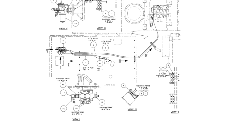 05-007 REMOTE CONTROL LINES (ROTARY CIRCUT/HAND CONTROL - N & B)-SK200-6E SK210LC-6E SK200-6ES SK200LC-6E Kobelco Excavator Parts Number Electronic Catalog EPC Manuals