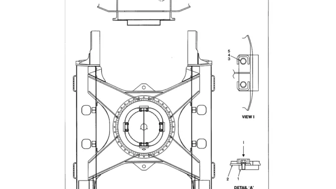 05-012 LOWER FRAME REWORK SINGLE PEDAL TRAVEL-SK330LC-6E SK330-6E SK350LC-6E Kobelco Excavator Parts Number Electronic Catalog EPC Manuals