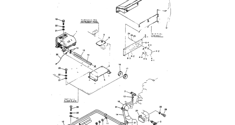 05-015 HEATER ASSY-Kobelco SK220LC-3 SK250LC SK220-3 Excavator Parts Number Electronic Catalog EPC Manuals