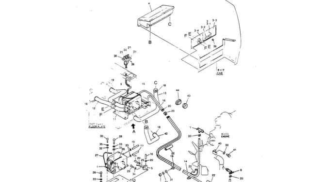 05-016 HEATER & DEFROSTER P/N 24100J14550F1-Kobelco SK220LC-3 SK250LC SK220-3 Excavator Parts Number Electronic Catalog EPC Manuals