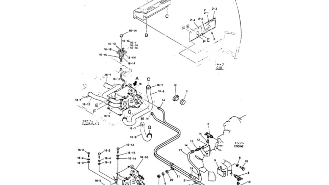 05-017 HEATER & DEFROSTER P/N 24100J15897F1-Kobelco SK220LC-3 SK250LC SK220-3 Excavator Parts Number Electronic Catalog EPC Manuals