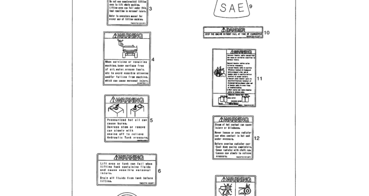 06-001(01) DECALS-SK330LC-6E SK330-6E SK350LC-6E Kobelco Excavator Parts Number Electronic Catalog EPC Manuals