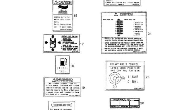 06-001(02) DECALS-SK330LC-6E SK330-6E SK350LC-6E Kobelco Excavator Parts Number Electronic Catalog EPC Manuals
